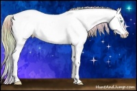 Horse Color:Nacre Gold Champagne Pearl Tobiano Snowcap 