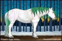Horse Color:Watercolor Bay Ice Splash