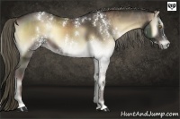 Horse Color:White Spotted Liver Red Onyx  Brindle