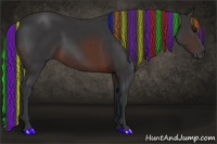 Horse Color:Painted Brown 