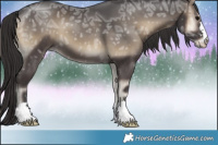 Horse Color:Smoky Blue Onyx Ice 