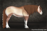 Horse Color:Brown Pearl Onyx Sabino 