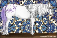 Horse Color:Watercolor Grullo Appaloosa Brindle 