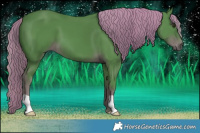 Horse Color:Watercolor Liver Chestnut 