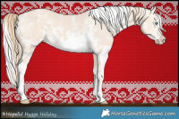 Horse Color:Perlino Sabino  and Silver Perlino Sabino 