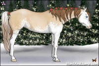 Horse Color:White Spotted Bay Pearl Dun Splash 