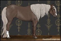 Horse Color:Silver Black 