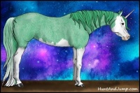Horse Color:Watercolor Blue Roan Splash 