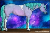 Horse Color:Watercolor Bay Roan Dun Tobiano 