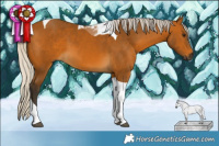 Horse Color:Gray Silver Buckskin Tobiano 