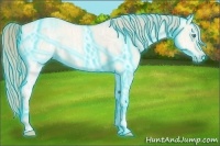 Horse Color:Thunderstruck Perlino Ice Dun