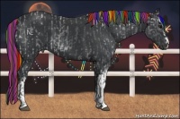 Horse Color:Painted Black Ice  and Painted Black 