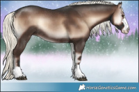 Horse Color:Liver Red Onyx Mushroom Rabicano