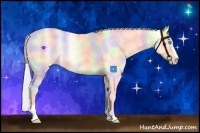 Horse Color:Nacre Cremello Dun Sabino