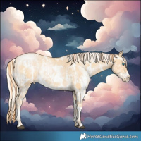 Horse Color:Bay Snowdrop Pearl Sabino and Silver Bay Snowdrop Pearl Sabino