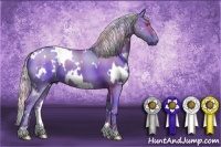 Horse Color:Nacre Watercolor White Spotted Silver Black Chinchilla 