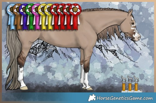 Horse Color:Liver Red Dun 