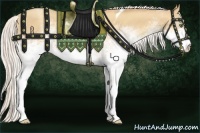 Horse Color:White Spotted Silver Classic Cream Champagne Tobiano Rabicano