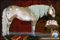 Horse Color:Watercolor White Spotted Silver Bay Onyx 