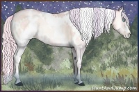 Horse Color:Watercolor White Spotted Silver Classic Cream Champagne Pearl Onyx 