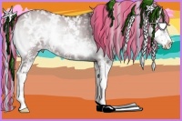 Horse Color:Painted Chocolate Silver Grullo Chinchilla Ice Onyx Sabino