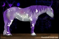 Horse Color:Watercolor White Spotted Brown 
