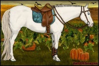 Horse Color:Smoky Creme Roan Dun 