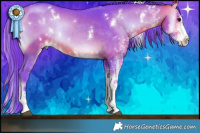 Horse Color:Watercolor White Spotted Buckskin Onyx 