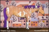 Horse Color:Watercolor White Spotted Bay Ice 