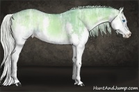 Horse Color:Watercolor Silver Smoky Blue Onyx Ice Splash 