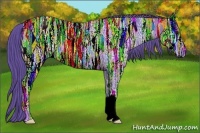 Horse Color:Watercolor Smoky Black Ice 