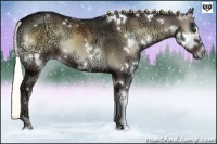 Horse Color:White Spotted Liver Red Onyx Ice