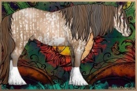 Horse Color:Bay Chinchilla Pearl and Bay Pearl Frame