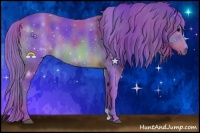 Horse Color:Nacre Watercolor Brown 