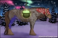 Horse Color:Liver Red Roan 