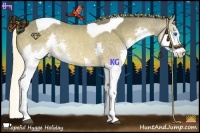 Horse Color:Chocolate Palomino Sabino Splash Tobiano