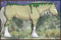 Horse Color:Plaid  White Spotted Liver Red Dun Sabino 