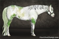 Horse Color:Watercolor White Spotted Liver Red Onyx 