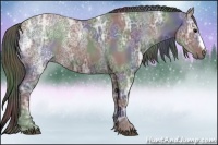Horse Color:Nacre Black Ice 