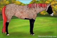 Horse Color:Painted Silver Bay Ice Splash 