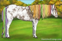 Horse Color:Painted Silver Grullo Ice Sabino