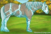 Horse Color:Thunderstruck Silver Smoky Black Splash 