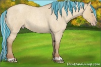 Horse Color:Painted Silver Sable Champagne Roan Dun