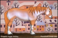 Horse Color:Watercolor Liver Red Onyx Sabino