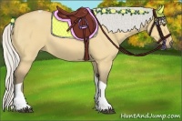 Horse Color:Silver Buckskin Dun Tobiano