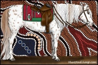 Horse Color:Red Roan Leopard 