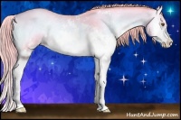 Horse Color:Watercolor Gold Champagne Onyx Sabino