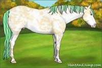 Horse Color:Painted Silver Sable Cream Champagne Dun Sabino Splash