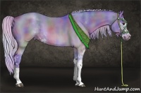 Horse Color:Nacre Watercolor Silver Buckskin Sabino