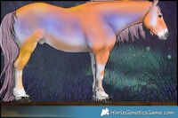 Horse Color:Watercolor Liver Red Onyx 